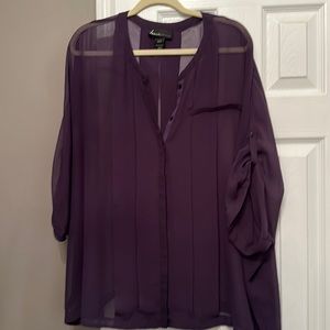 Lane Bryant Flowy Top Sz 26/28